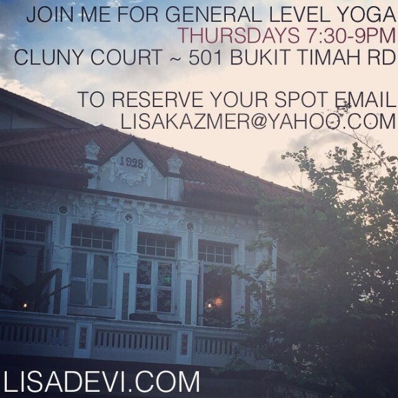 Yoga at Cluny Court in Singapore