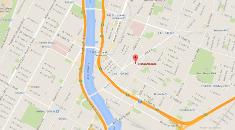 BronxArtsSpace Map