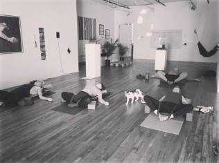 bronxartspace supta baddhakonasana